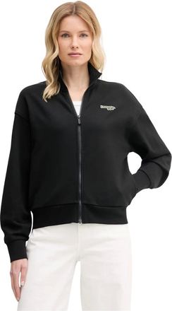 Lacoste Dames, Sweatshirts & Hoodies, Zwart, Maat: S Katoen