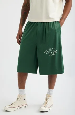 Elwood Canopy Mesh Basketball Shorts in Pine at Nordstrom, Size Xx-Large