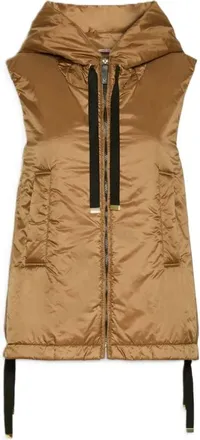 Max Mara Jassen, Dames, Bruin, 2Xs, Polyester, Greengo Vest