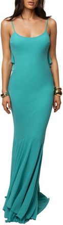 JLUXLABEL Midnight Romance Maxi Dress in Teal at Nordstrom, Size X-Small