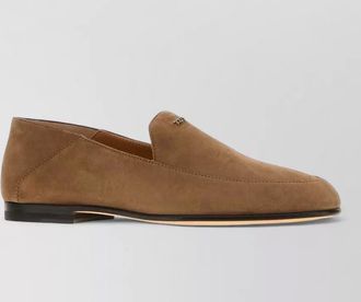 Tod's suede leather loafers