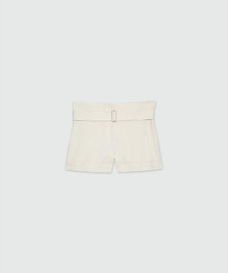 Msgm White Viscose Womens Shorts
