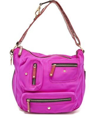 Tod's leather tote bag - women - Patent Leather/Satin/Neoprene - One Size - Purple