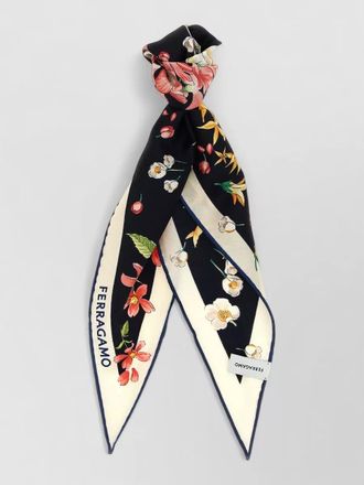 Ferragamo silk primavera print scarf