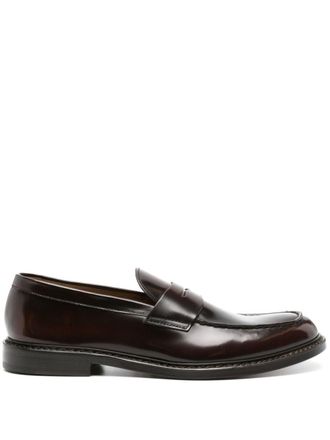 Doucal's plain loafers - Brown