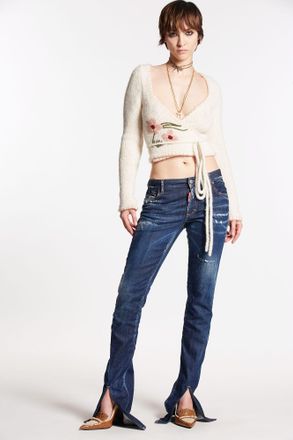 Dsquared2 Dsquared&sup2; Fibres Bootcut Womens Jeans