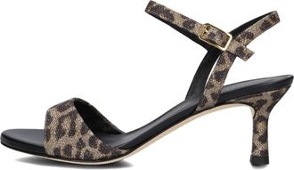 Unisa Schoenen, Dames, Bruin, 37 EU, Elegante sandalen met hak in bruin