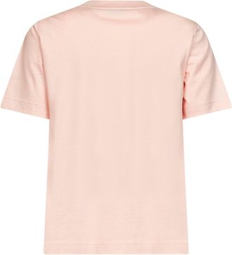 Burberry Womens T-Shirt Knight Check Pink Cotton T-Shirts & Jerseys