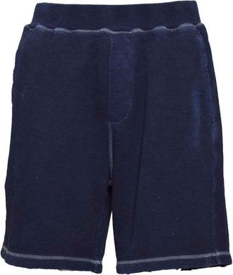 Dsquared2 Navy Blue Cotton Relax Fit Bermuda Shorts