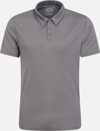 Mountain Warehouse Mens Mountain Warehouse Mens Endurance IsoCool Polo Shirt - Grey - Size: 46