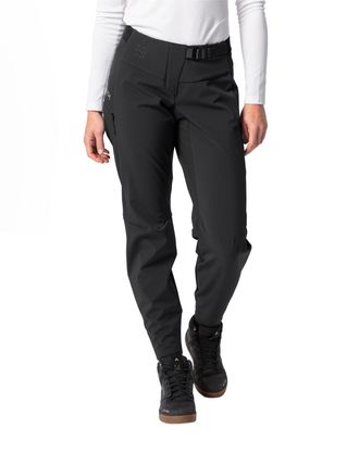 Vaude Fahrradhose VAUDE WOMENS ALL YEAR MOAB PANTS, Damen, Gr. 38, N-Gr, schwarz, Obermaterial: 89% Polyester, 11% Elasthan, Hosen Fahrradhose, aus Polyeste
