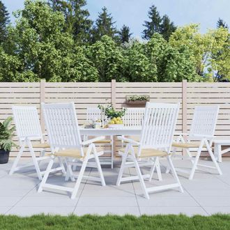 vidaXL Cojines De Silla De Jard&iacute;n 6 Uds Tela Oxford Beige 40x40x4 Cm Vidaxl