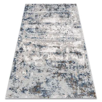 RugsX Rugsx - Tappeto Acrilico Vals 8121 Astrazione Vintage Grigio / Blu Grey 70x140 Cm