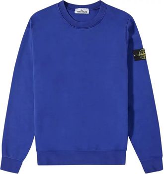 Stone Island Crewneck Sweatshirt Bright Blue 761563051-V0022