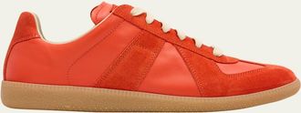 Maison Margiela Replica Suede & Leather Sneakers