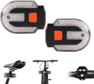 OEM Luz Trasera Inal&aacute;mbrica Para Bicicleta Con Control Remoto Y Sistema De Advertencia De Seguridad Recargable Por Usb