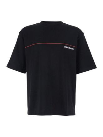 Dsquared2 Black Loose Fit T-Shirt
