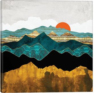 iCanvas Icanvas Turquoise Vista By Spacefrog Designs Wall Art