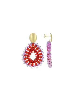 Lott. Gioielli CE SI Drop Crystall S w/ Sequins - Neon Flare/Lilac 108-B in Neon Flare /Lilac at Nordstrom