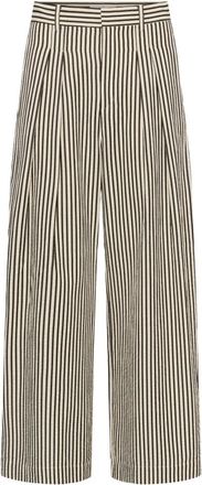 Inwear Garboiw Broek - Dames - Wijde Broeken - Beige - S - Broeken