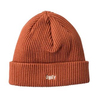 Obey Beanies, male, Red, Size: ONE SIZE Hangman Beanie
