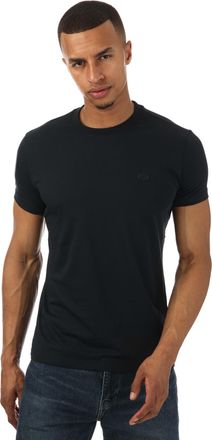Armani Mens Armani Small Logo T-Shirt in Navy