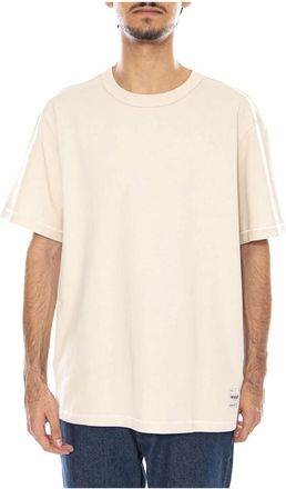 Wrangler SS Solid Tee - Heren - T-shirts - Wit - L - Tops