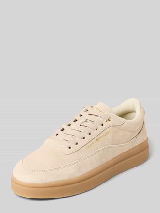 Tommy Hilfiger Low Top Sneaker in Wildlederoptik in Offwhite, Gr&ouml;&szlig;e 36