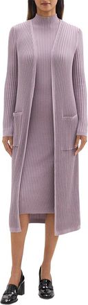 Theory Maxi Rib Wool Cardigan