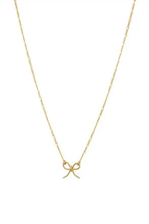 Paradigm Design Womens Coquette Necklace In Gold