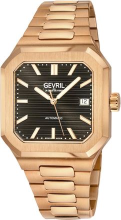 Gevril Group Grand Concourse Automatic Black Dial Mens Watch 41305B