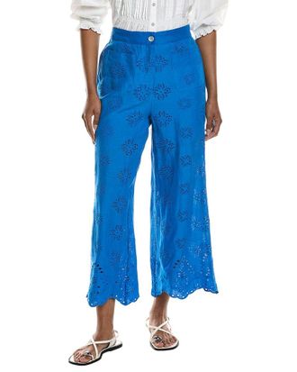 Johnny Was Delores Wide Leg Linen Pant
