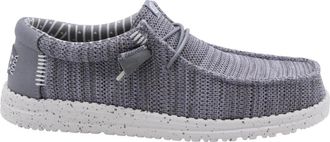 Hey Dude Stijlvolle Espadrilles voor de Zomer - Heren - Veterschoenen - Grijs - 43 EU - Schoenen