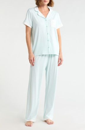 French Connection Notch Collar Pajamas in Salt Water at Nordstrom Rack, Size X-Large
