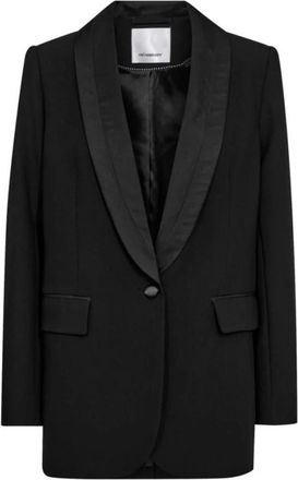 Co'Couture Smoking Blazer - Dames - Blazers - Zwart - XS - Polyester - Jassen
