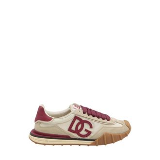 Dolce & Gabbana Sneakers DG Logo - - Shoes - Uomo - Beige - 43 EU