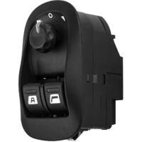OEM Bot&oacute;n Del Regulador De Ventana 206 306 Control De Espejo 6554.wa Negro-crezuo