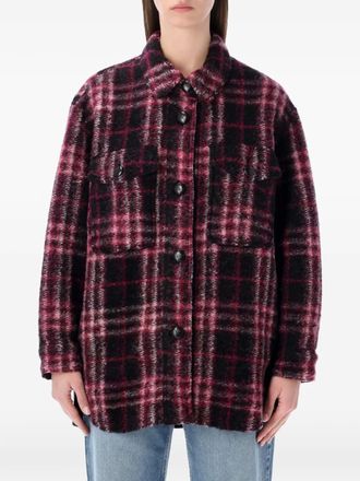 Isabel Marant checked overshirt - Black