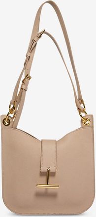Tom Ford Hobo-Tasche aus genarbtem Leder Tara Small Crossbody