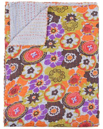 Taj Natural Group Kantha Cotton Throw