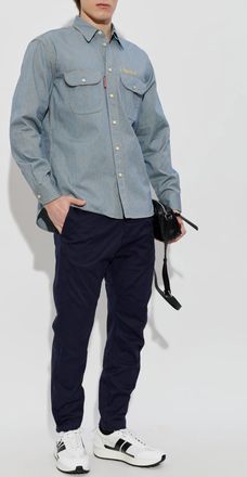 Dsquared2 Shirt With Logo, Mens, Blue