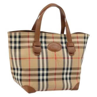 Burberry Pre-owned Vintage Handtas - Dames - Vintage Shopper - Beige - ONE Size - Vintage