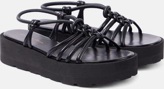 Gianvito Rossi Hebe platform leather sandals