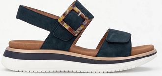 Remonte Womens Remonte D1J62 Womens Ankle Strap Sandals Blue - Size: 7.5