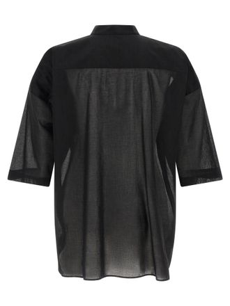 Rick Owens Jumbo Faun Shirt - Black