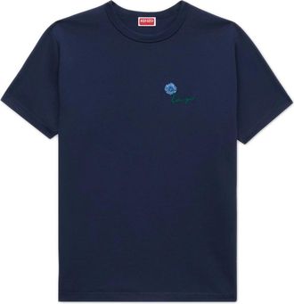 Kenzo Heren, Tops, Blauw, Maat: XL Katoen