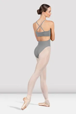 Bloch Ladies Emi Open Back Leotard, Grey