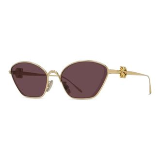 Loewe Anagram Cat-Eye Zonnebril - Dames - Accessoires - Geel - Maat: ONE Size