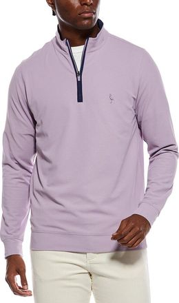 Tailorbyrd Tailorbyrd Micro Grid Textured Performance 1/4-Zip Pullover