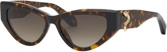 Roberto Cavalli Src 184 Zonnebril - Dames - Zonnebrillen - Veelkleurig - 55 MM - Accessoires